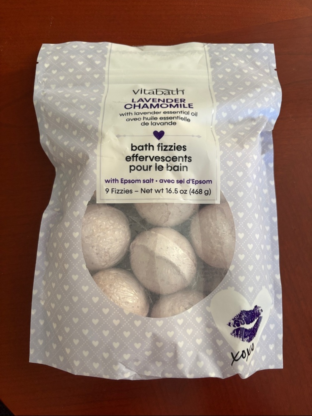 Lavender Chamomile Bath Fizzies with Epsom Salt
